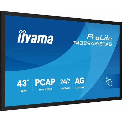 Monitor Videowall Iiyama T4329AS-B1AG 4K Ultra HD 43"