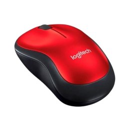 Myszka Bezprzewodowa Logitech M185 Czerwony 1000 dpi (10 Sztuk)