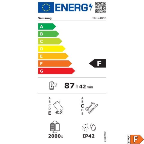 Tablet Samsung SM-X406BZAREUB 6 GB RAM Szary 10,9" 128 GB