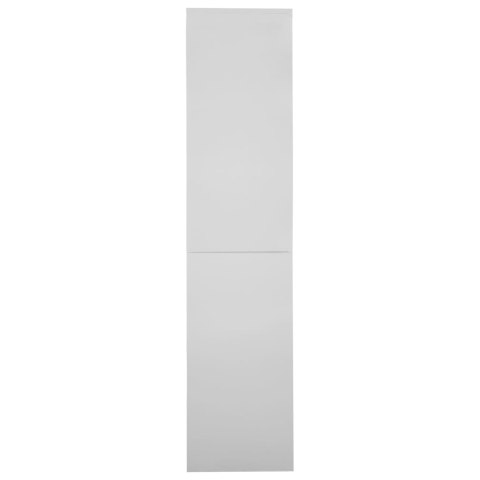 Szafa biurowa z przesuwnymi drzwiami, jasnoszara, 90x40x180 cm