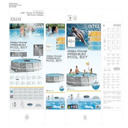 Basen Demontowalny Intex 457 x 107 x 457 cm