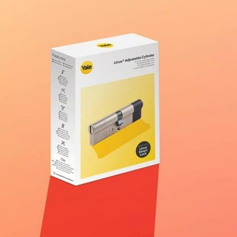 Zamknięcie Yale Srebrzysty Metal Mosiądz Okrągły