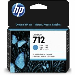 Oryginalny Wkład Atramentowy HP HP 712 Turkusowy