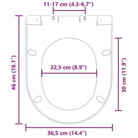Deska sedesowa, wolnoopadająca, z szybkozłączem, biała