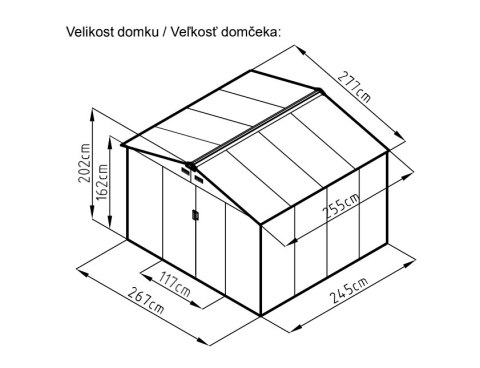 Domek ogrodowy ARCHER D.
