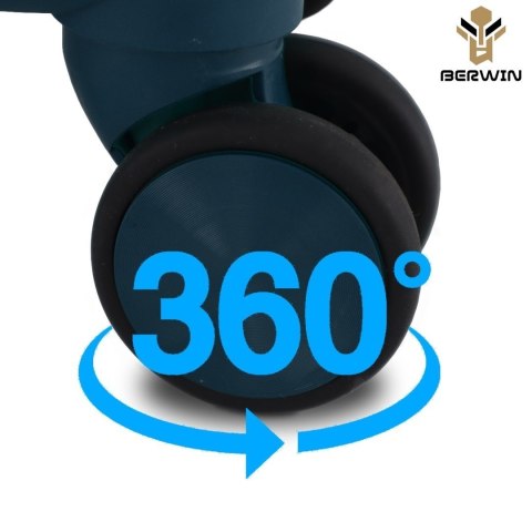 Zestaw 4 walizek podróżnych z beautycase - twarda skorupa, kółka 360°, zamek TSA