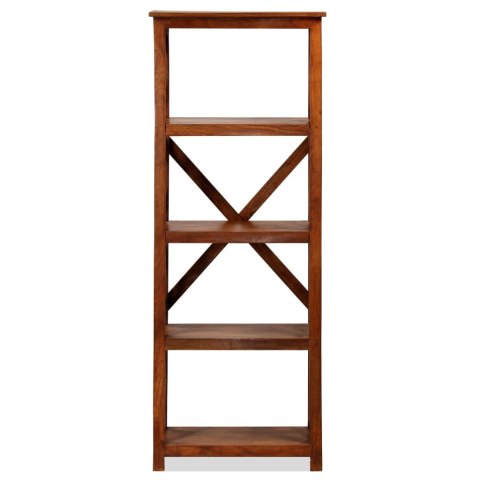 Regał, drewno akacjowe w miodowym kolorze, 60x30x160 cm