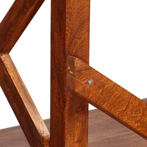 Regał, drewno akacjowe w miodowym kolorze, 60x30x160 cm