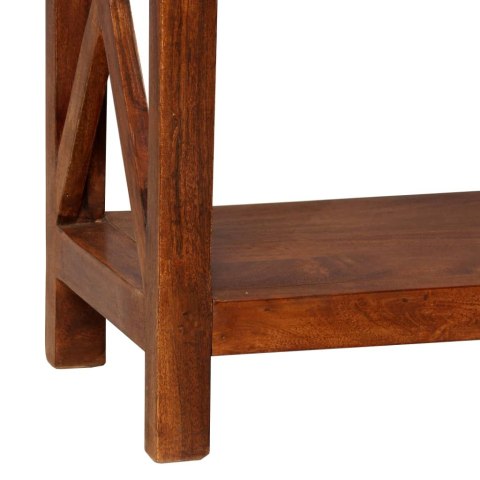 Regał, drewno akacjowe w miodowym kolorze, 60x30x160 cm