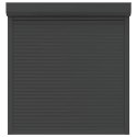 Roleta zewnętrzna, aluminiowa, 130 x 140 cm, antracytowa