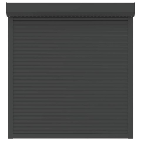 Roleta zewnętrzna, aluminiowa, 130 x 140 cm, antracytowa