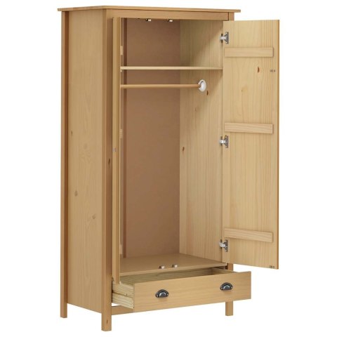 Szafa dwudrzwiowa Hill, 89x50x170 cm, lita sosna