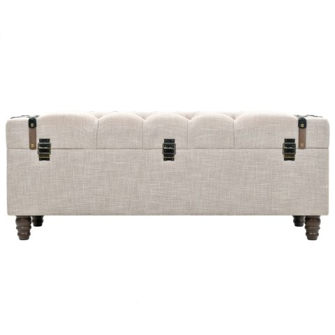 Zestaw 3 ławek ze schowkami, lite drewno i stal, 112x37x45 cm