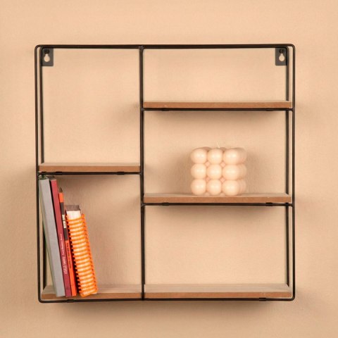 Regał Max Home Żelazo Drewno MDF 40 x 40 x 10 cm (6 Sztuk)