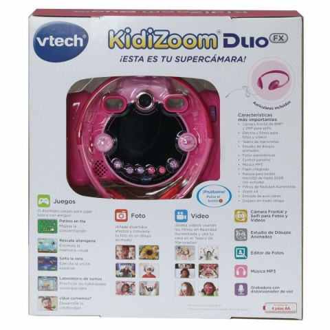 Aparat fotograficzny dla dzieci Vtech Kidizoom Duo DX Różowy