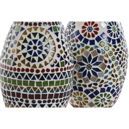 Lampa stołowa Home ESPRIT Wielokolorowy Aluminium Szkło 220 V 14 x 14 x 19 cm (2 Sztuk)