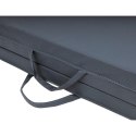 MATERAC GIMNASTYCZNY SKŁADANY 180x60x5CM SZARY ENERO FIT
