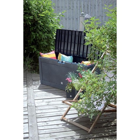 SKRZYNIA OGRODOWA 290L BOXE RATO PLUS BRĄZ