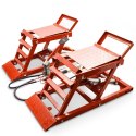 Bituxx hydrauliczne rampy warsztatowe 2× 2000 kg - regulowana wysokość 16-40 cm, zestaw do serwisu aut