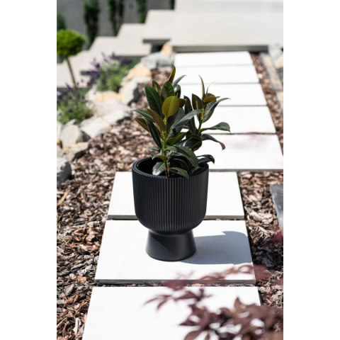 DONICZKA DO KWIATÓW MILLY NA NODZE ŚR 24CM ZIELONA PINA