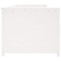 VidaXL Łóżko dzienne bez materaca białe 75x190 cm lite drewno sosnowe