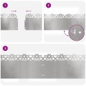 VidaXL Obrzeża trawnikowe 30 pcs Srebrny 103 x 0,05 x 22 cm