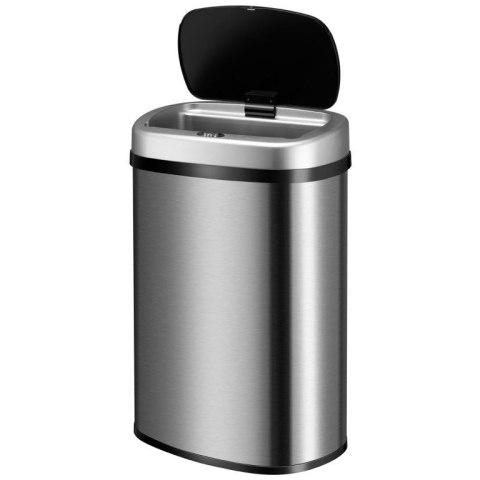 Bezdotykowy kosz na śmieci 50l z sensorem, stal nierdzewna