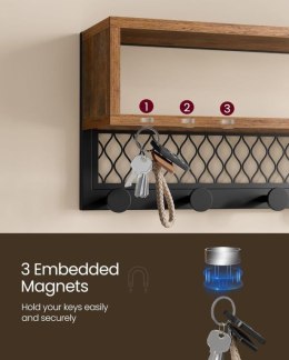 Industrialny zestaw do przedpokoju z ławką i półką na buty