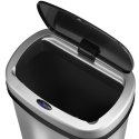 Kosz na śmieci automatyczny 50l stal nierdzewna z czujnikiem