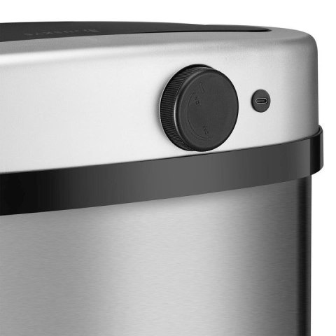 Kosz na śmieci automatyczny 50l stal nierdzewna z czujnikiem