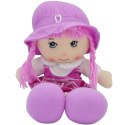LALKA PRZYTULANKA SZMACIANKA Z DŻWIĘKIEM FIOLETOWA