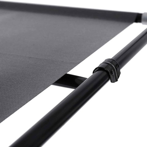 Składana szafa tekstylna czarna 75x45x160 cm na ubrania