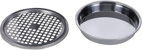 Czarny kosz na śmieci z popielniczką 30L stal nierdzewna