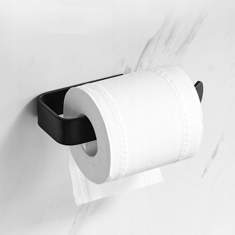Uchwyt na papier toaletowy NARIM loft czarny
