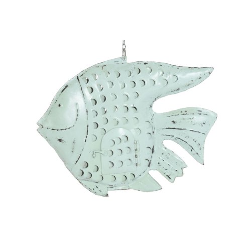 Figurka Dekoracyjna Home ESPRIT Niebieski Ryba 63 X 9 X 46 cm