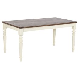 Stoły do Jadalni Home ESPRIT Brązowy Krem Drewno mango Drewno MDF 160 x 90 x 76 cm