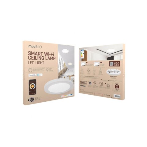 Wbudowana żarówka Muvit iO Biały 30 W 3000 lm 330 mm Wi-Fi