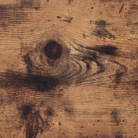 Wieszak stojący z półkami, stal i drewno, 43x43x180 cm, brąz