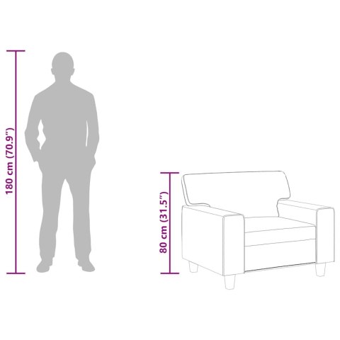 Fotel, winna czerwień, 60 cm, obity sztuczną skórą