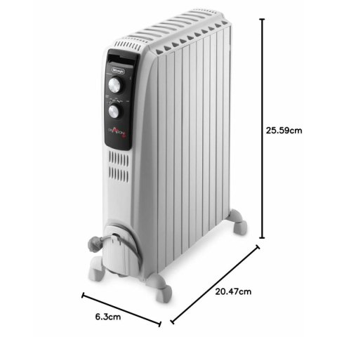 Grzejnik olejowy DeLonghi TRD51025 Biały
