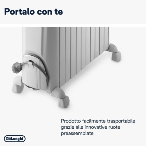 Grzejnik olejowy DeLonghi TRD51025 Biały