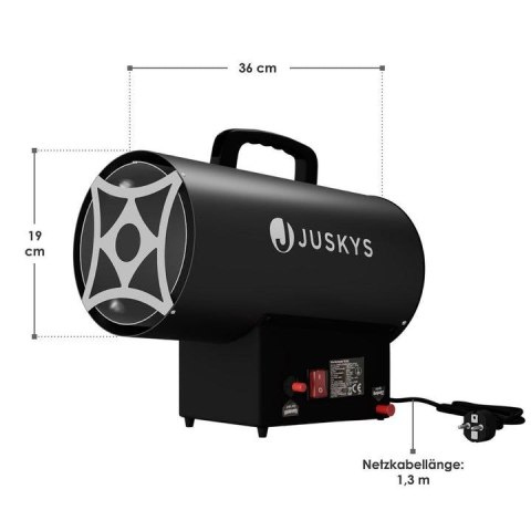 Nagrzewnica gazowa 15 kW do warsztatu i garażu