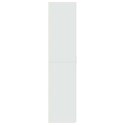 VidaXL Wysoka szafka, biała, 70x42,5x185 cm, materiał drewnopochodny
