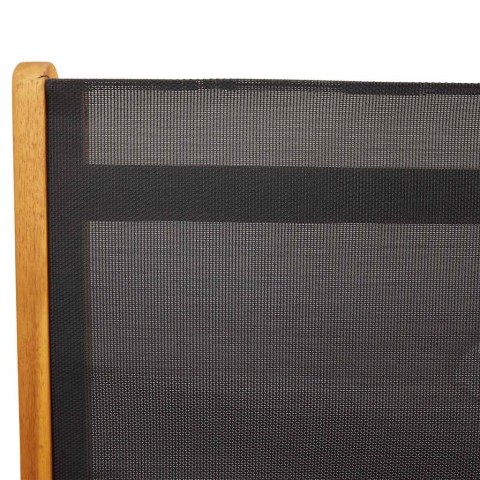 Składane krzesła ogrodowe, 8 szt., drewno akacjowe i textilene