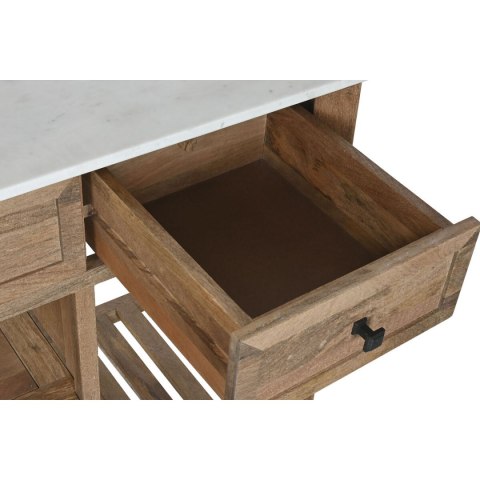 Szafka pod umywalkę Home ESPRIT Biały Naturalny Ceramika Drewno mango 120 x 50 x 82 cm