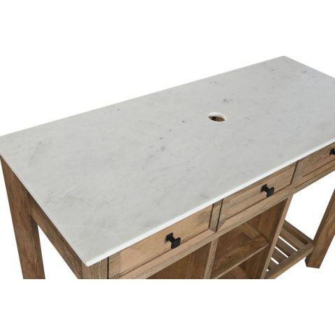 Szafka pod umywalkę Home ESPRIT Biały Naturalny Ceramika Drewno mango 120 x 50 x 82 cm