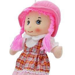 LALKA PRZYTULANKA SZMACIANKA Z DŻWIĘKIEM RÓŻOWA