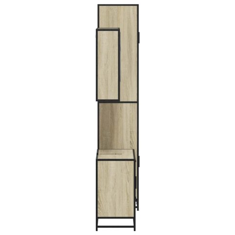 VidaXL 3-cz. zestaw mebli łazienkowych, kolor dąb sonoma