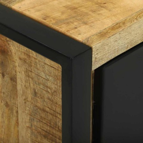 VidaXL Zestaw mebli łazienkowych 2 pcs Brązowy Lite Drewno Mango