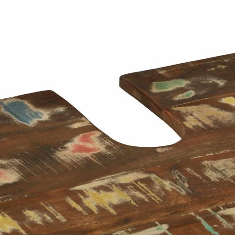 VidaXL Zestaw mebli łazienkowych z półką 2 pcs Lite odzyskane drewno